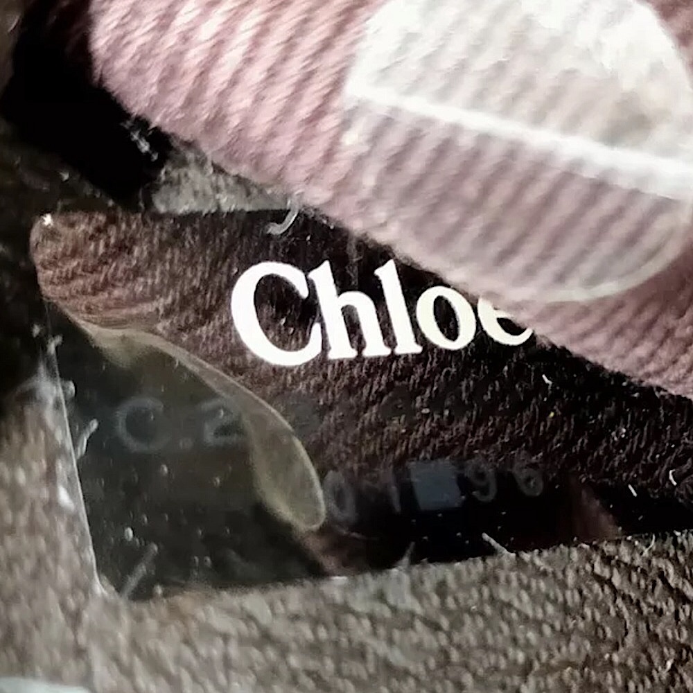 CHLOE ECLIPSE Logo Chocolate Brown Shoulder Bag with Exterior Zipper Pockets - Picture 7 of 16